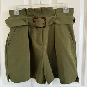 4th+Reckless Olive Green Shorts Size 6
